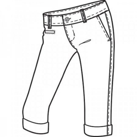 Obrázek Dámské capri NIKE AD WOVEN COTTON 435946-100