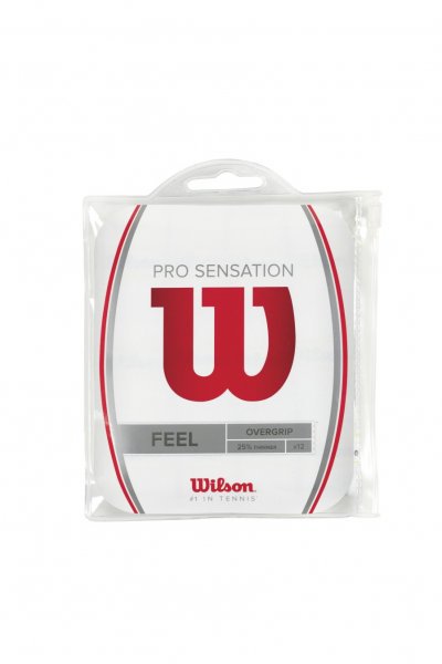 Obrázek Omotávka WILSON PRO OVERGRIP SENSATION 12PK WH WRZ4011WH