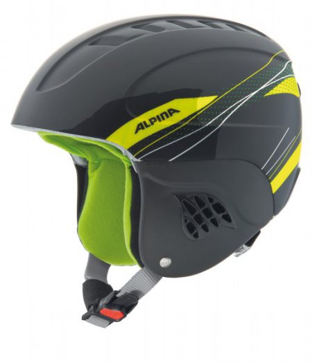 Obrázek Dětská helma ALPINA CARAT A9035 - black-green 18/19