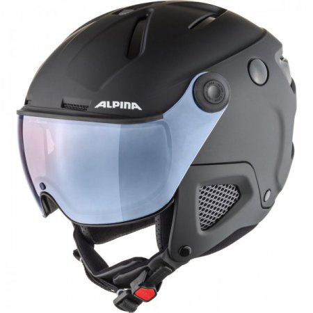 Obrázek Helma ALPINA ATTELAS VISOR QVM Silver A9090 - Black Matt Silver 20/21