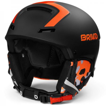 Obrázek Helma BRIKO FAITO MATT BLACK / ORANGE 2002JXO-930 19/20