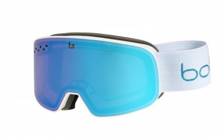 Obrázek Lyžařské brýle BOLLÉ NEVADA SMALL 22038 White Metallic Blue Matte - Aurora 23/24