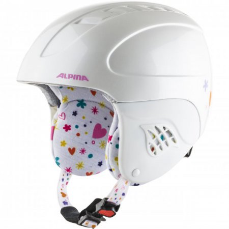 Obrázek Dětská helma ALPINA CARAT A9035 - white-deco 20/21