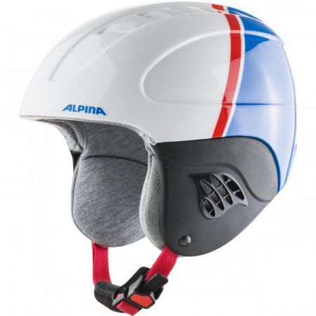 Obrázek Dětská helma ALPINA CARAT A9035 - white-deco-blue 20/21