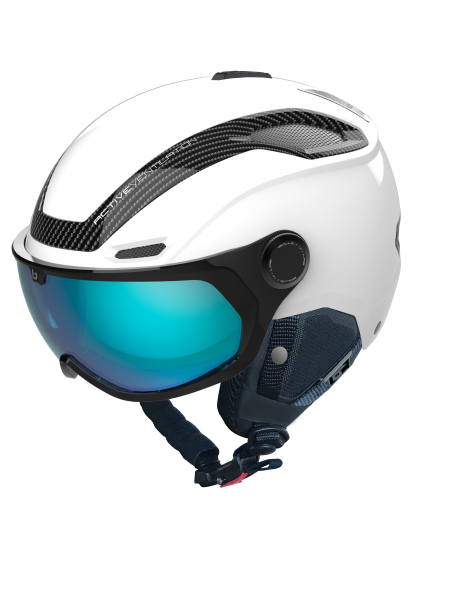 Obrázek Helma BOLLÉ V-LINE CARBON PHANTOM PHOTOCHROMIC - White Matte 22/23