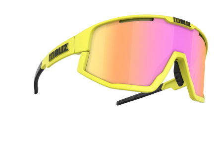 Obrázek Brýle BLIZ ACTIVE FUSION Matt Neon Yellow w Brown w Purple Mirror 52105-64