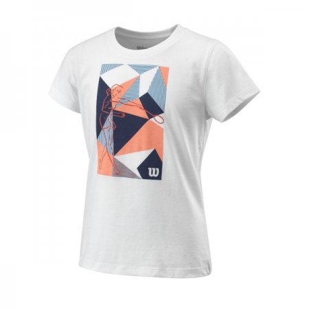 Obrázek Dívčí triko WILSON G PRISM PLAY TECH TEE White WRA782101
