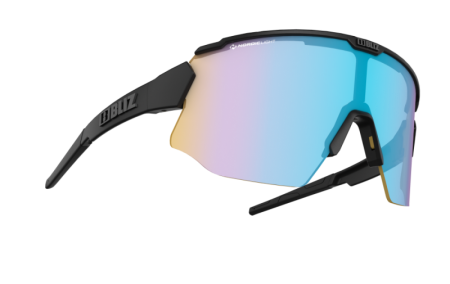 Obrázek Brýle BLIZ ACTIVE BREEZE NANO OPTICS Matt Black w Nordic Light Coral - Orange w Blue Multi + Brown w Silver Mirror 52102-13N
