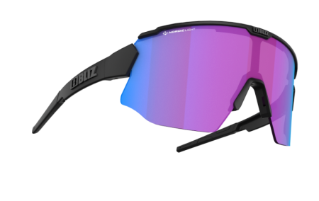 Obrázek Brýle BLIZ ACTIVE BREEZE NANO OPTICS Matt Black w Nordic Light Begonia - Violet w Blue Multi + Brown w Silver Mirror 52102-14N