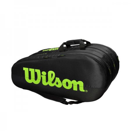 Obrázek Taška WILSON TEAM 3 COMP Black/Green 2021 WR8009501
