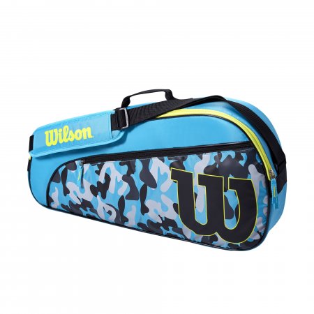 Obrázek Taška WILSON JUNIOR RACKETBAG 2022 Blue/Wild Lime WR8017801