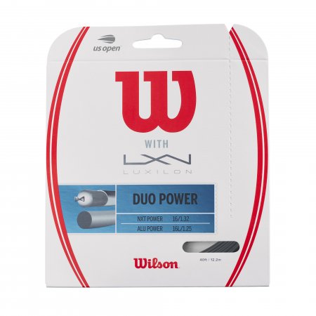 Obrázek Tenisový výplet WILSON DUO POWER LUXILON ALU POWER & NXT POWER (6,1m / 6,1m) WRZ949710