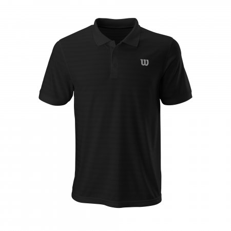 Obrázek Pánské tenisové triko WILSON STRIPE POLO BK 2022 WRA789707