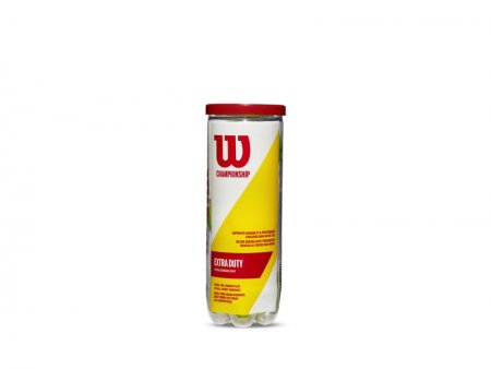 Obrázek Tenisové míče WILSON CHAMPIONSHIP EXTRA DUTY (3ks) WRT100101