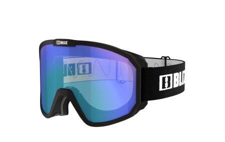 Obrázek Lyžařské brýle BLIZ RAVE Matt Black w Light Orange w Blue Multi 42120-13 22/23