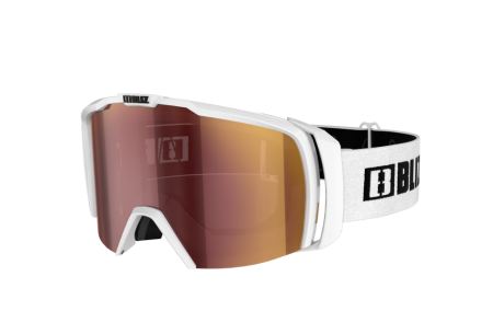 Obrázek Lyžařské brýle BLIZ NOVA Matt White w Brown w Red Multi 39129-04 22/23