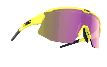 Obrázek Brýle BLIZ ACTIVE BREEZE Matt Neon Yellow w Brown w Purple Multi + Pink 52302-64