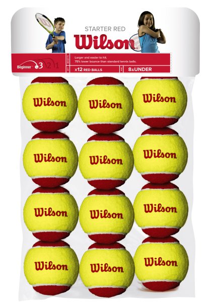 Obrázek Dětské tenisové míče WILSON STARTER RED TBALL 12 PACK (12ks) WRT137100