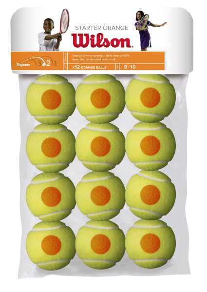 Obrázek Dětské tenisové míče WILSON STARTER ORANGE TBALL 12 PACK (12ks) WRT137200