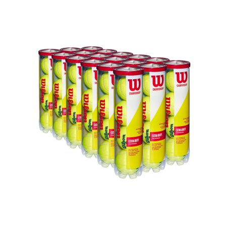 Obrázek Tenisové míče WILSON CHAMPIONSHIP EXTRA DUTY 72 ks karton 18 dóz (4ks) WRT110000