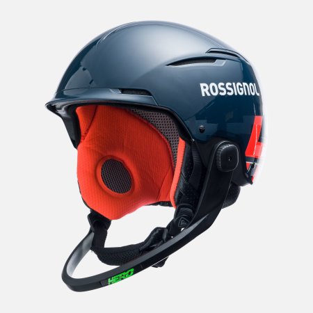 Obrázek Helma ROSSIGNOL HERO SLALOM IMPACTS (with chinguard) - Blue RKLH107 23/24