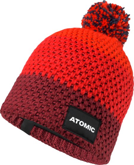 Obrázek Pánská čepice ATOMIC RACING BEANIE Carrot/Red/Maroon AL5109230 23/24