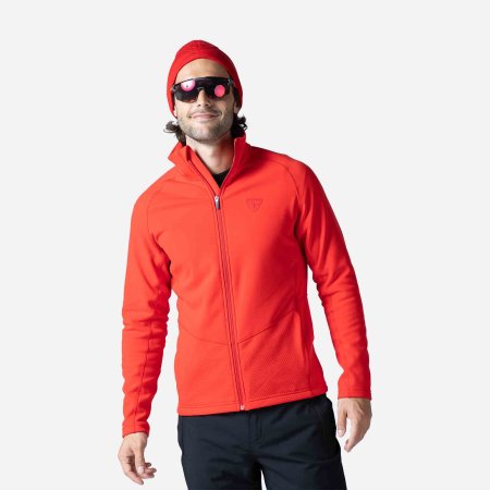 Obrázek Pánská mikina ROSSIGNOL CLASSIQUE CLIM Sports Red RLMML04-301 23/24