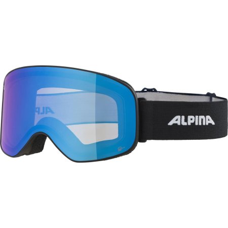 Obrázek Lyžařské brýle ALPINA SLOPE Q-Lite Black Matt / Blue Mirror A7293.8.31 23/24